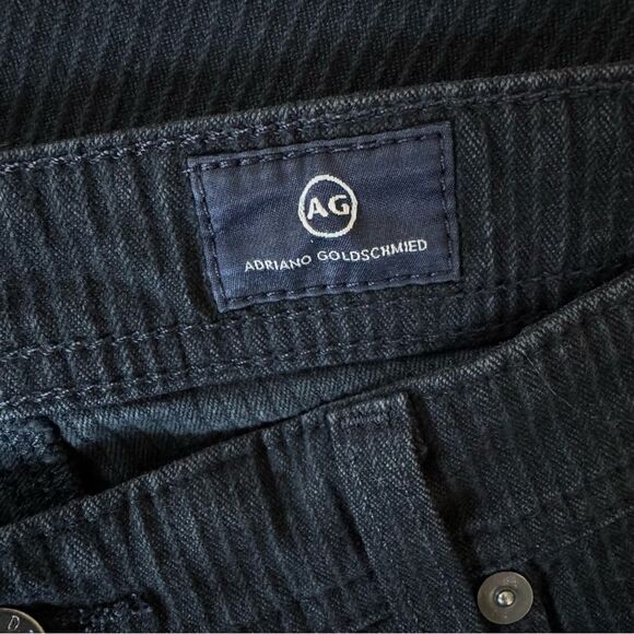 AG Adriano Goldschmied The Tellis Modern Slim Jeans Striped Size 34R - Picture 9 of 10